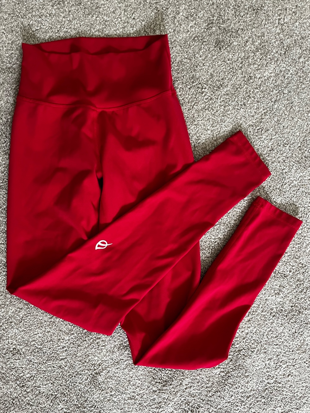 Ptula red full length leggings